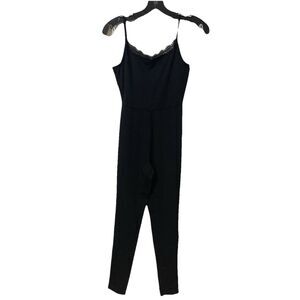 No Comment Essential Shapewear Black Full Body Form Fitting Bodysuit Slip